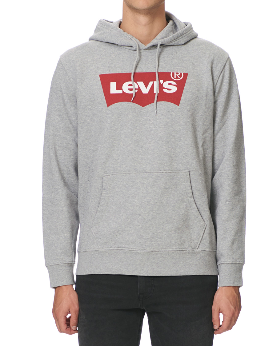 Herr | Tröjor | Levi's | Graphic Hoodie Midtone Heather Grey
