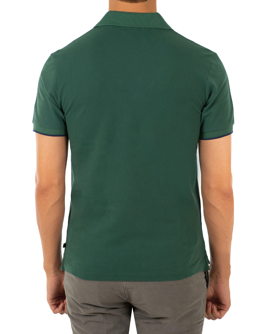 Herr | Pikéer | Jacob Cohën | Cotton Stretch Polo Green