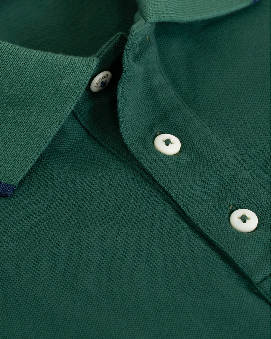 Herr | Pikéer | Jacob Cohën | Cotton Stretch Polo Green
