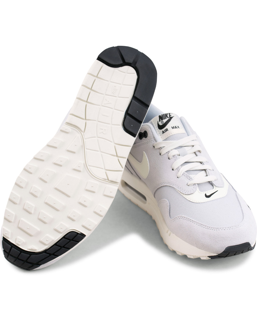 Herr | Nike Air Max 1 Running Sneaker Off White | Nike | Air Max 1 Running Sneaker Off White