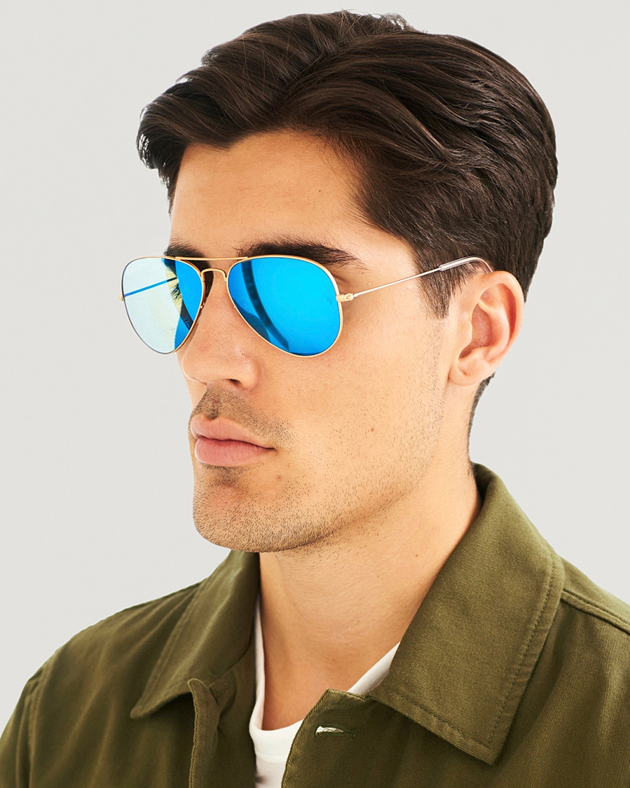 Herr | Pilotsolglasögon | Ray-Ban | 0RB3025 Sunglasses Mirror Blue