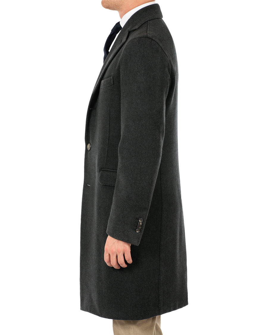 Herr | Jackor | Boglioli | K Jacket Garment Dyed Wool Cashmere Coat Green