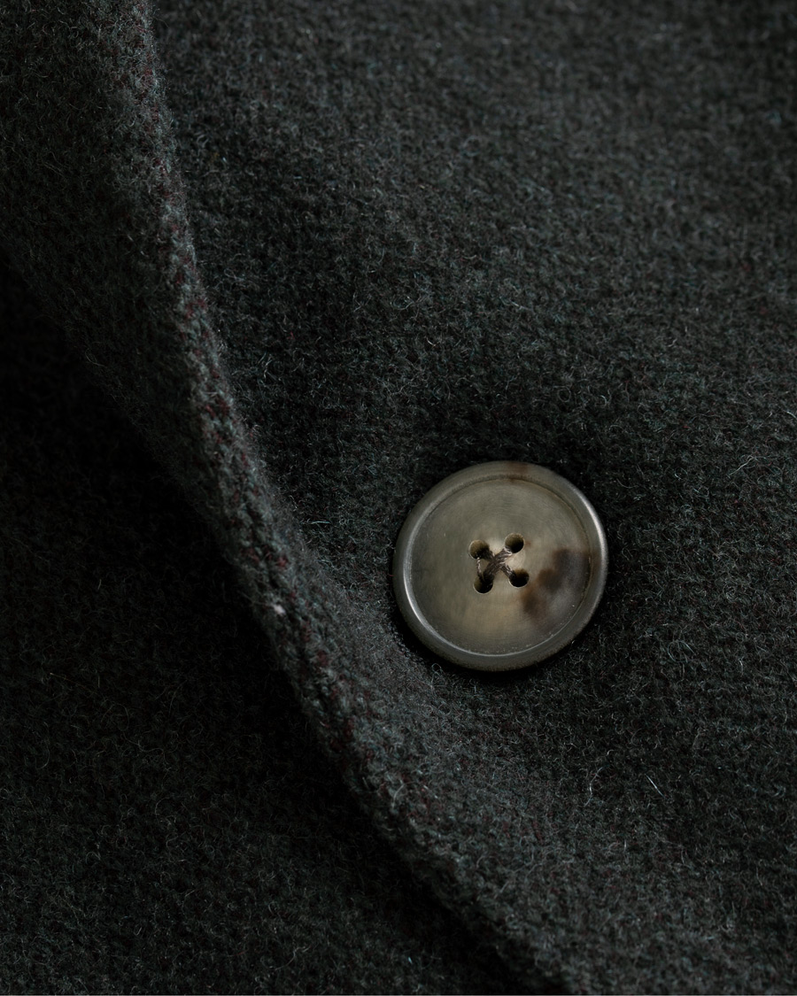 Herr | Jackor | Boglioli | K Jacket Garment Dyed Wool Cashmere Coat Green