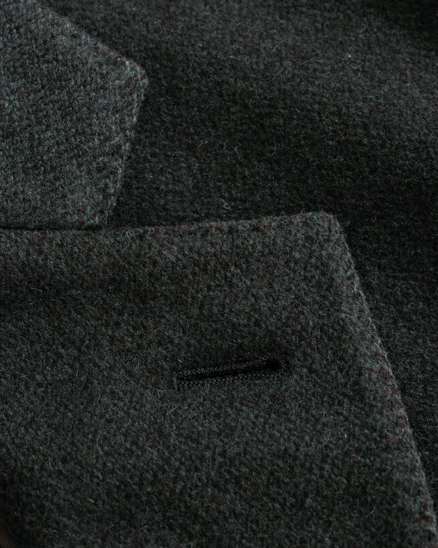 Herr | Jackor | Boglioli | K Jacket Garment Dyed Wool Cashmere Coat Green