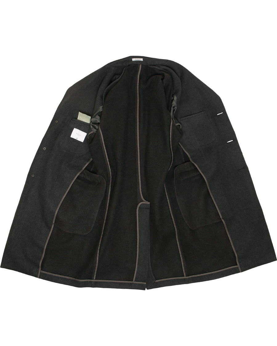 Herr | Jackor | Boglioli | K Jacket Garment Dyed Wool Cashmere Coat Green