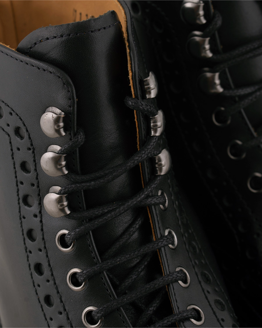 Herr | Grenson Fred Commando Boot Black Calf | Grenson | Fred Commando Boot Black Calf