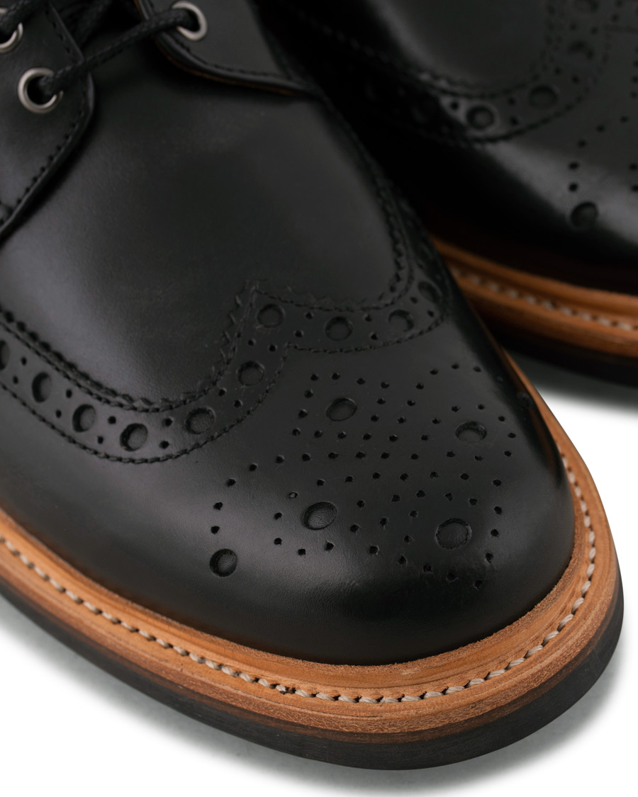 Herr | Grenson Fred Commando Boot Black Calf | Grenson | Fred Commando Boot Black Calf
