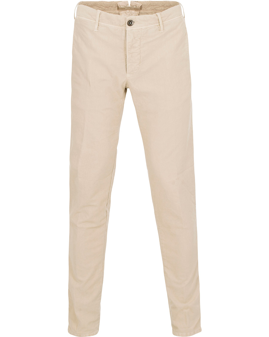 Herr | Byxor | Incotex | Slim Fit Garment Dyed Washed Slacks Kit