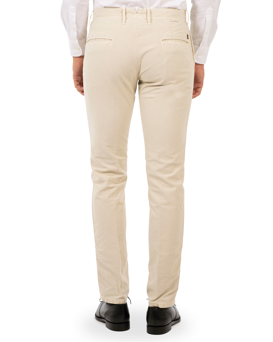 Herr | Byxor | Incotex | Slim Fit Garment Dyed Washed Slacks Kit