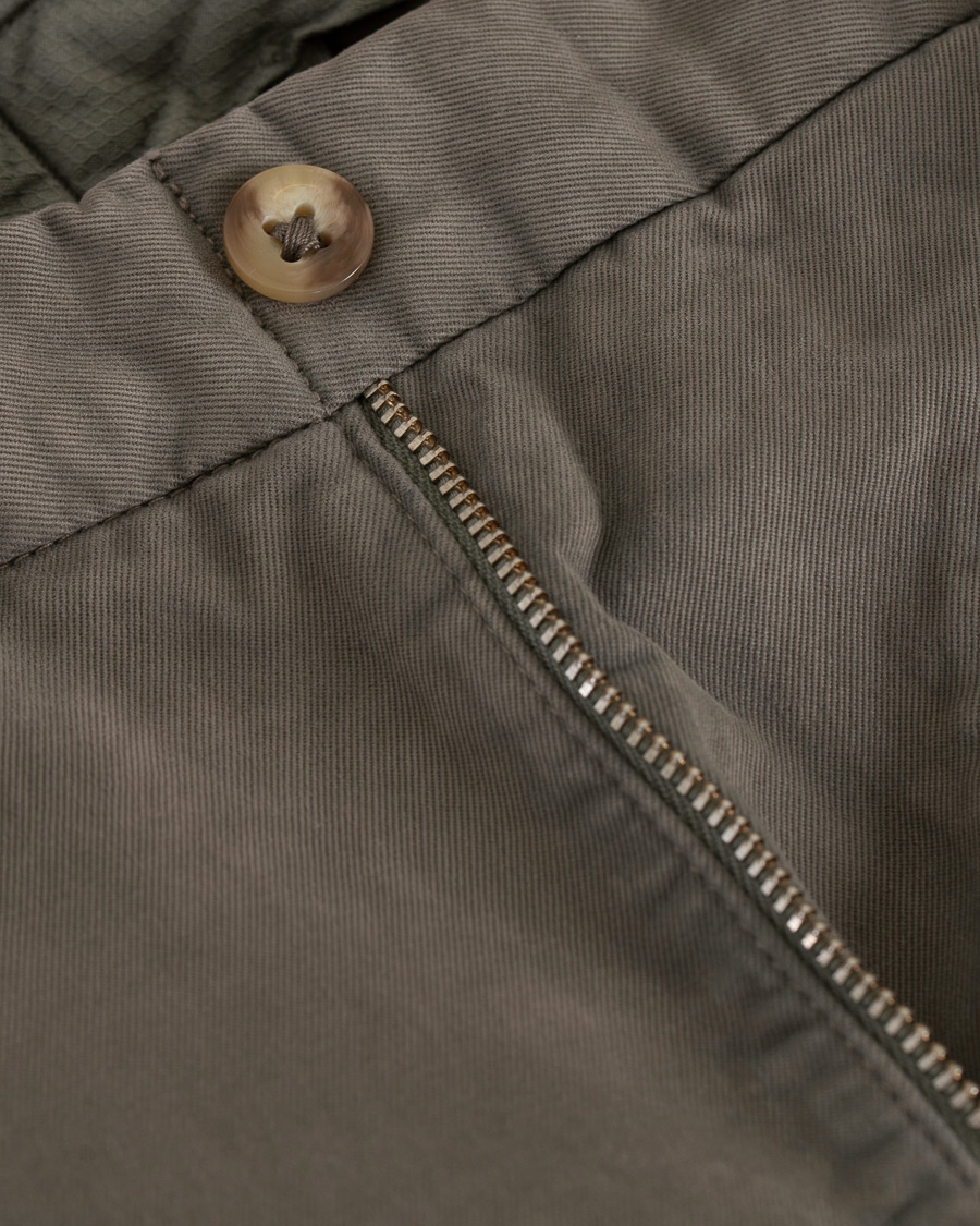 Herr | Byxor | Incotex | Slim Fit Comfort Chino Medium Grey