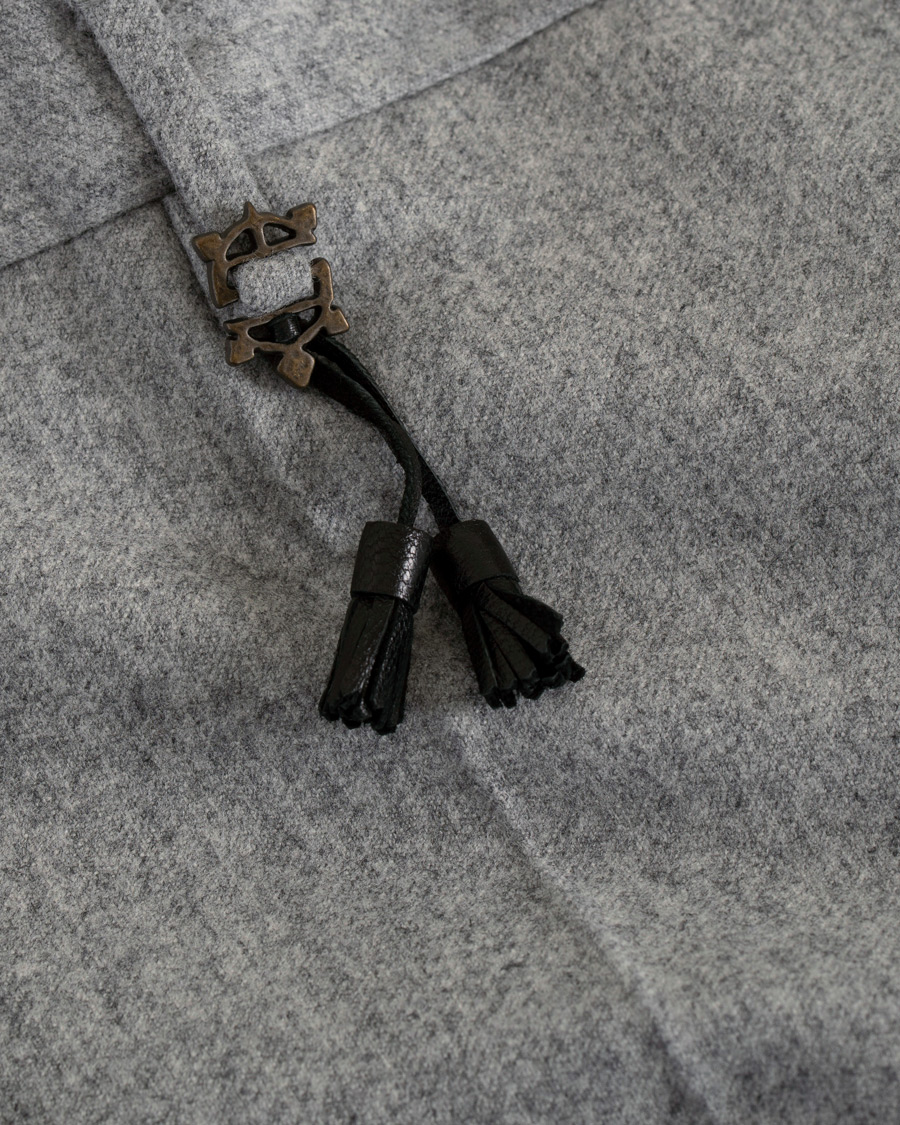Herr | Byxor | Incotex | Super 100's Flannel Trousers Light Grey