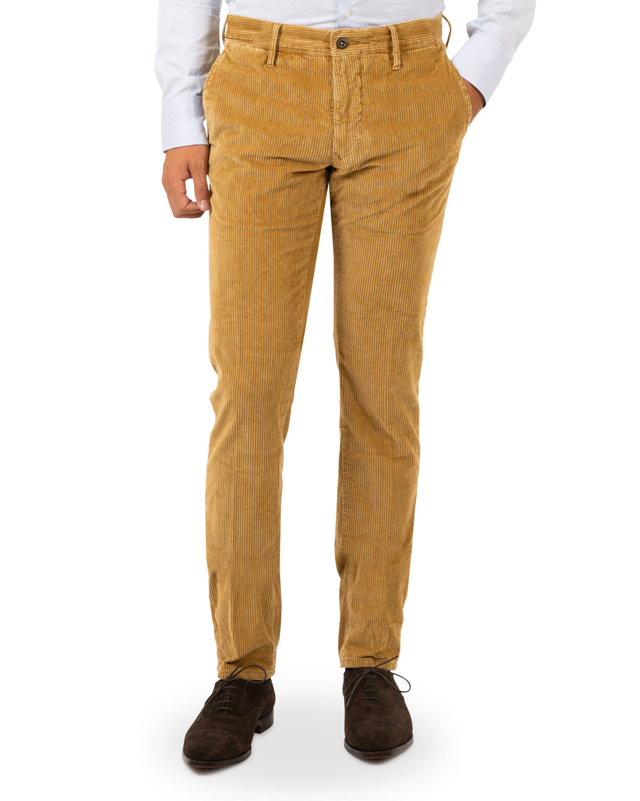 Herr | Byxor | Incotex | Royal Cord Slacks Khaki
