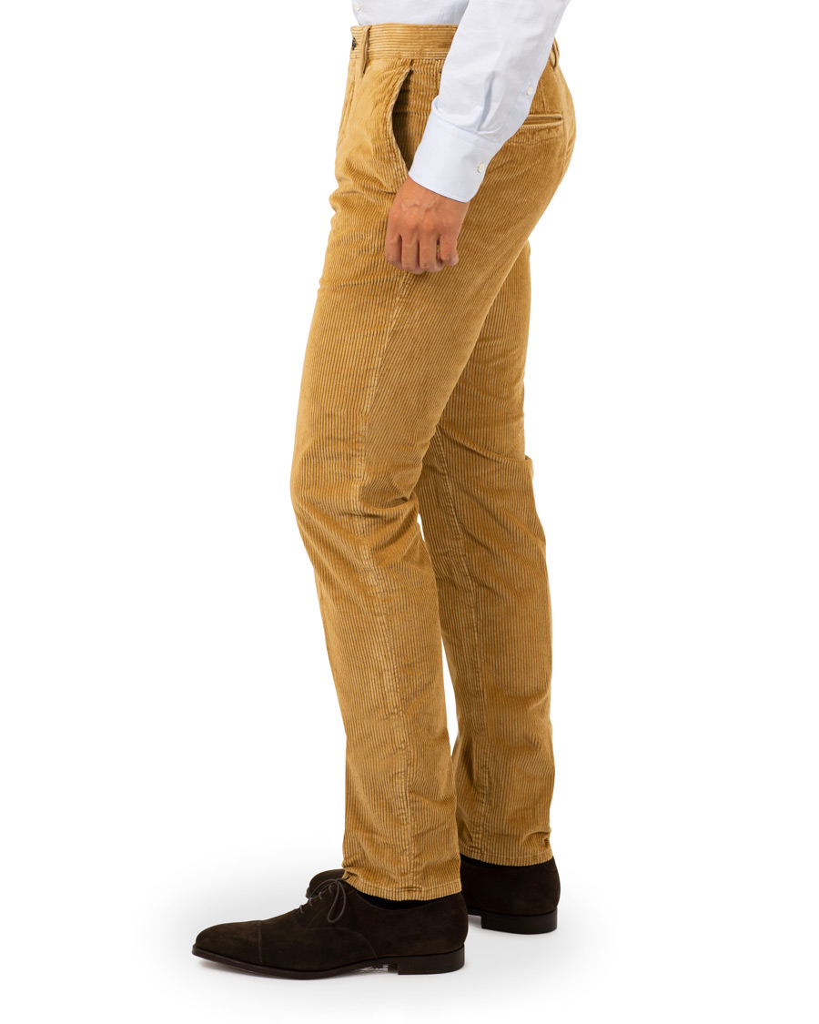 Herr | Byxor | Incotex | Royal Cord Slacks Khaki