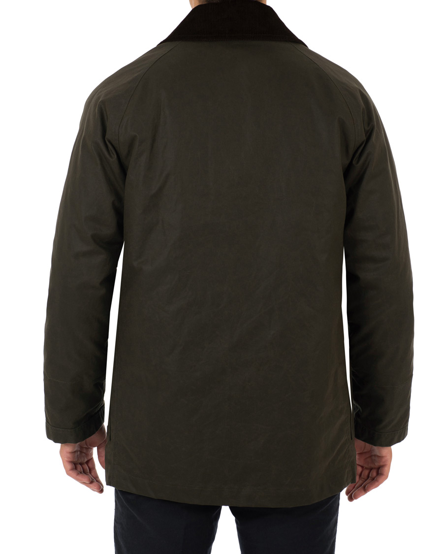 Herr | Jackor | Fay | Four Hook Luxury Oilskin Jacket Dark Green