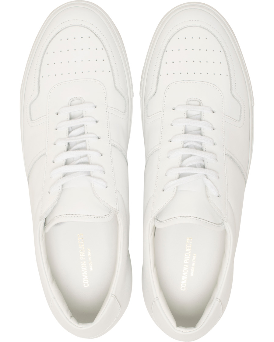 Herr | Common Projects B Ball Sneakers White Calf | Common Projects | B Ball Sneakers White Calf