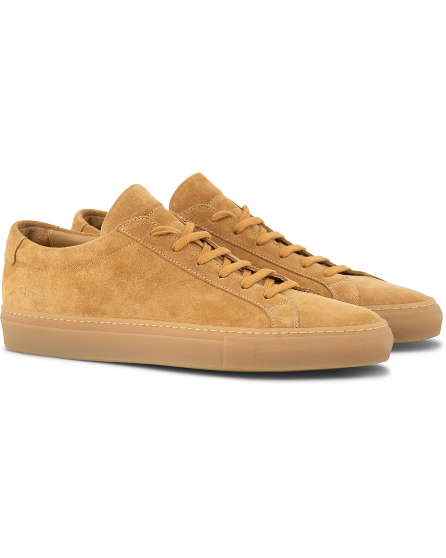 Herr | Common Projects Original Achilles Leather Sneakers Beige Suede | Common Projects | Original Achilles Leather Sneakers Beige Suede