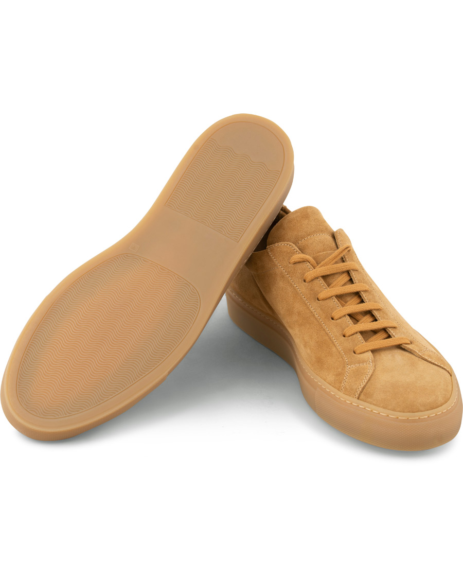 Herr | Common Projects Original Achilles Leather Sneakers Beige Suede | Common Projects | Original Achilles Leather Sneakers Beige Suede