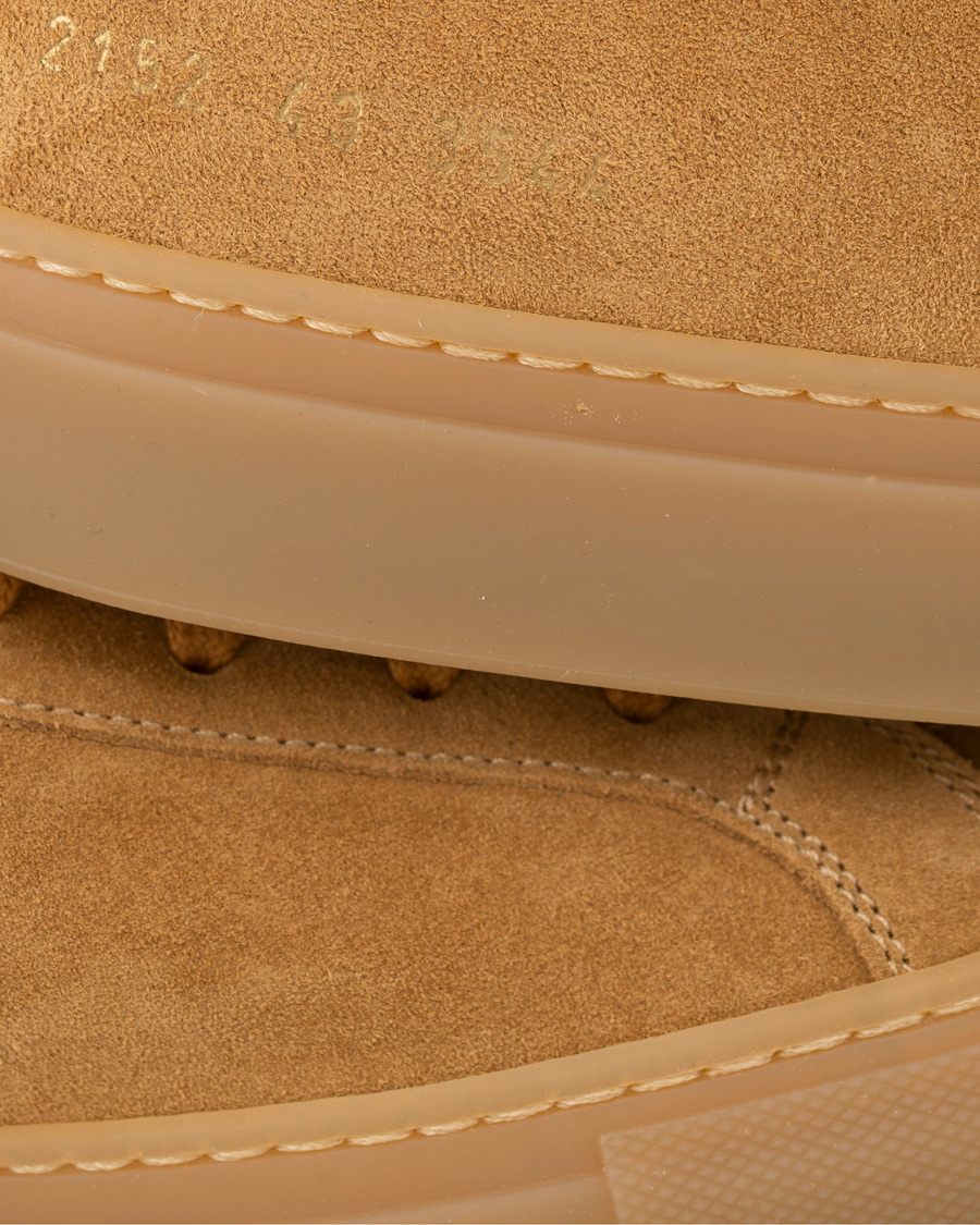 Herr | Common Projects Original Achilles Leather Sneakers Beige Suede | Common Projects | Original Achilles Leather Sneakers Beige Suede
