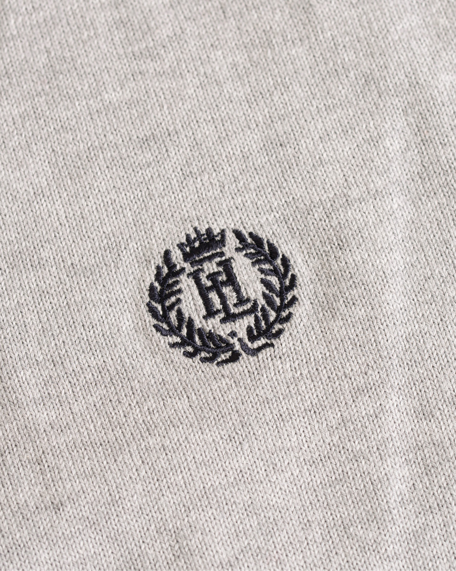 Herr | Tröjor | Henri-Lloyd | Henri Lloyd Miller Regular Half Zip Grey Marl