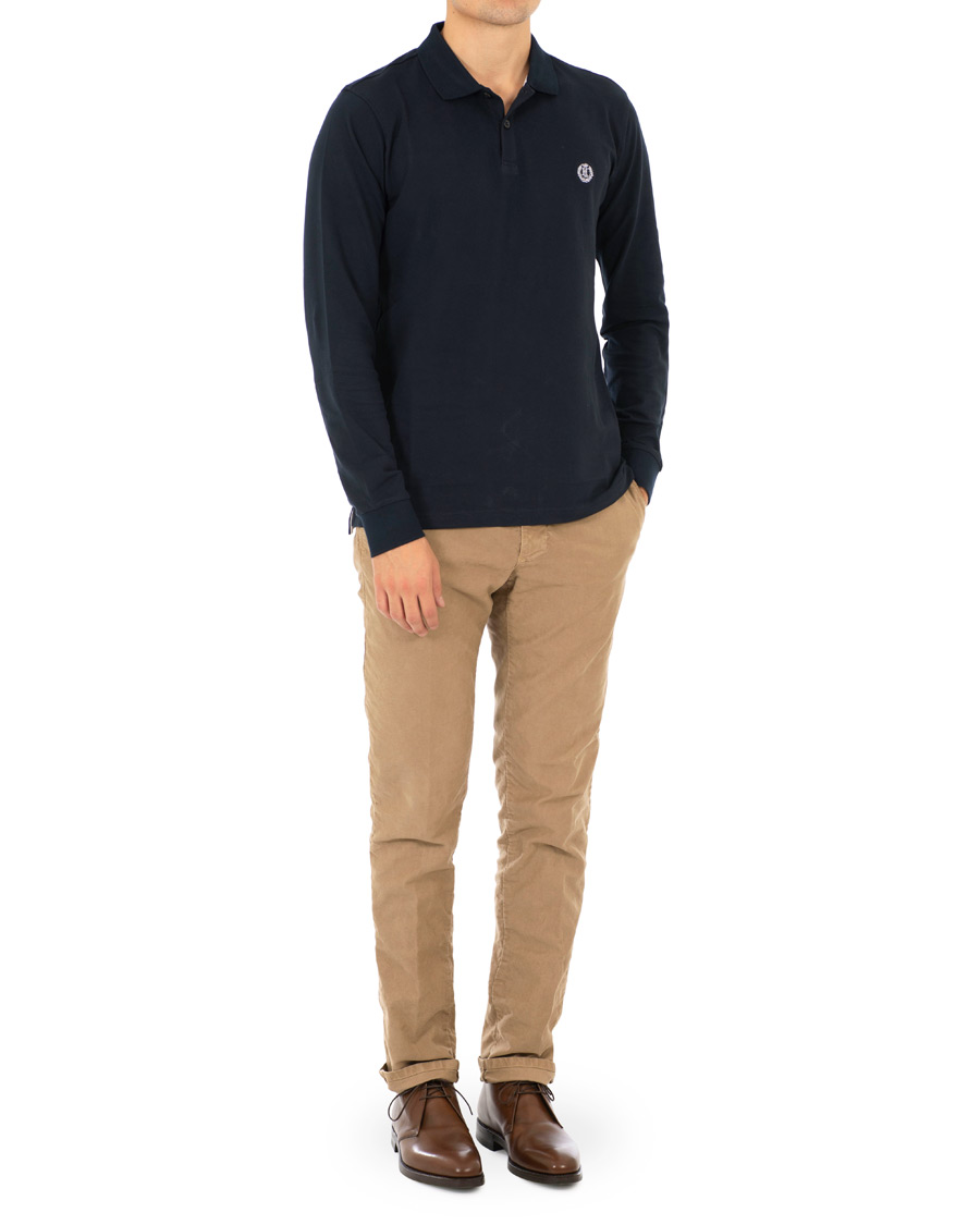 Herr | Tröjor | Henri-Lloyd | Henri Lloyd Musburry Regular Long Sleeve Polo Navy