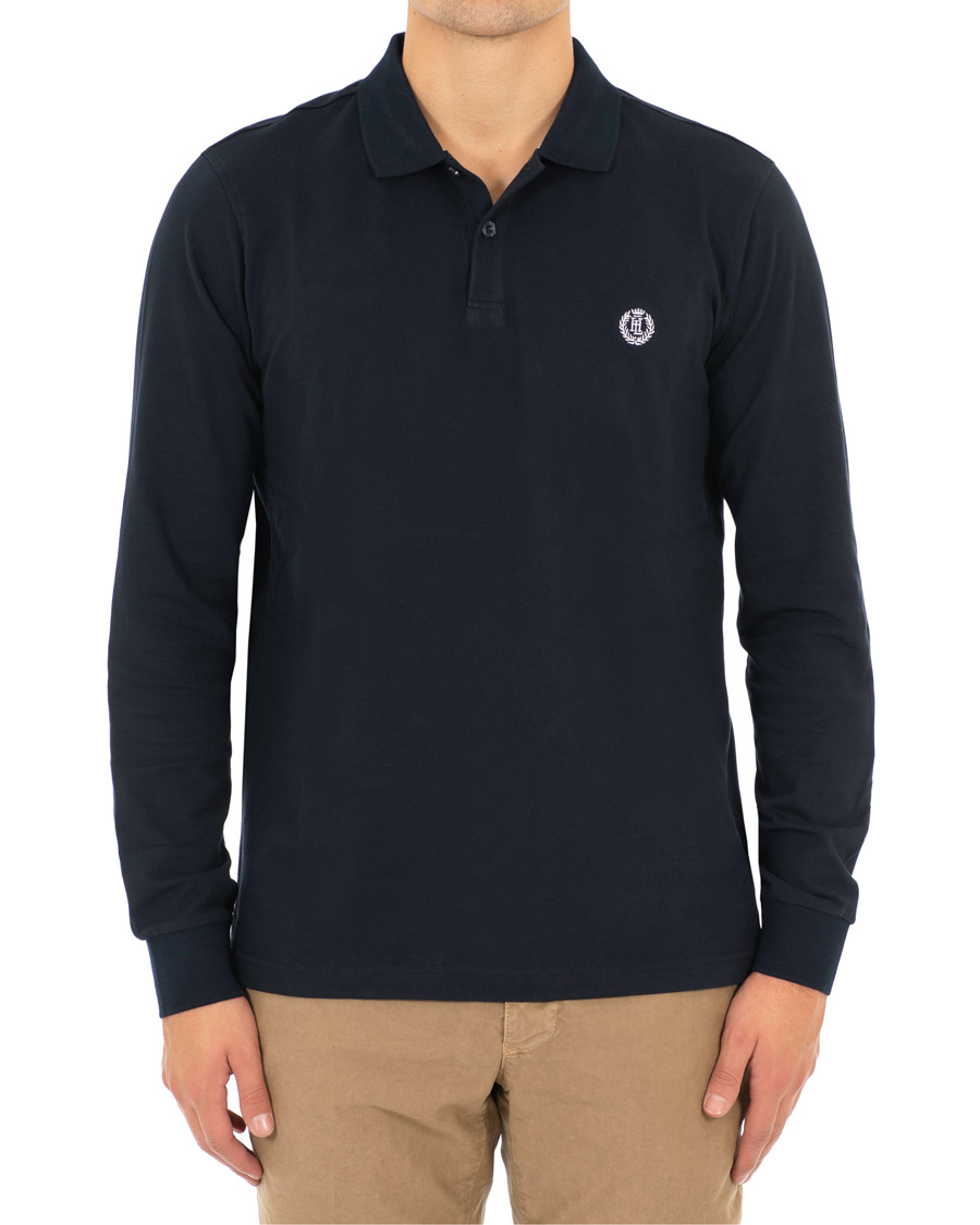 Herr | Tröjor | Henri-Lloyd | Henri Lloyd Musburry Regular Long Sleeve Polo Navy