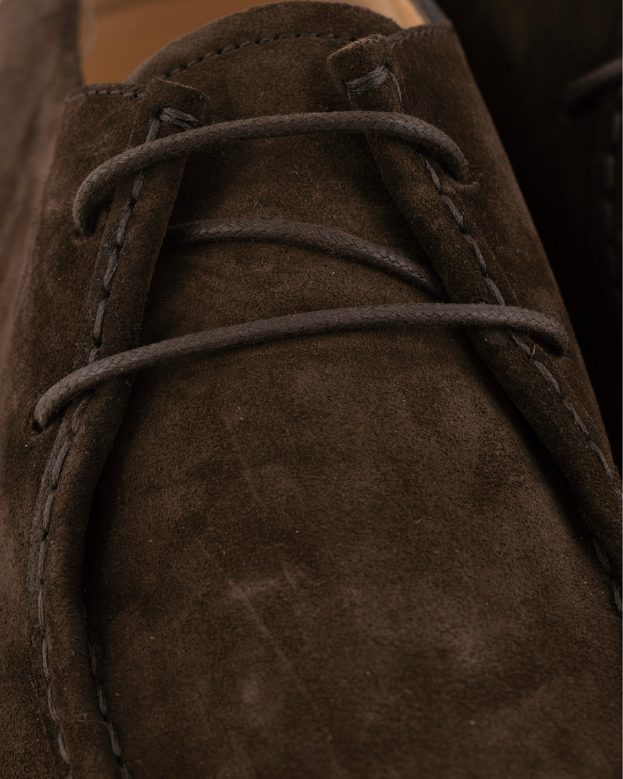 Herr | Tod's Norwegian Welted Crepe Sole Derby Brown Suede | Tod's | Norwegian Welted Crepe Sole Derby Brown Suede