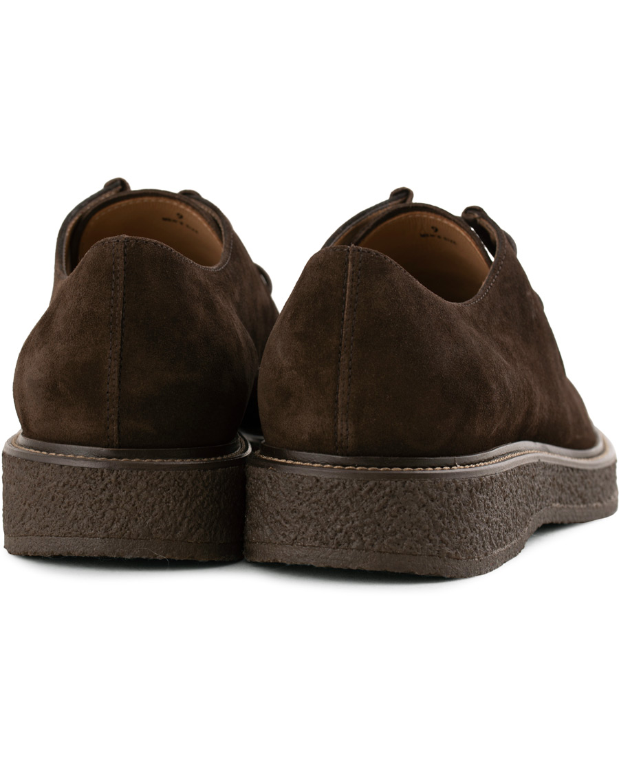 Herr | Tod's Norwegian Welted Crepe Sole Derby Brown Suede | Tod's | Norwegian Welted Crepe Sole Derby Brown Suede