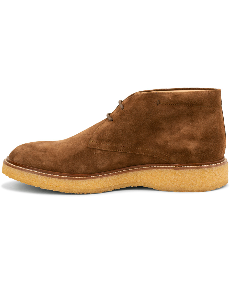 Herr | Tod's Crepe Sole Chukka Boot Medium Brown Suede | Tod's | Crepe Sole Chukka Boot Medium Brown Suede