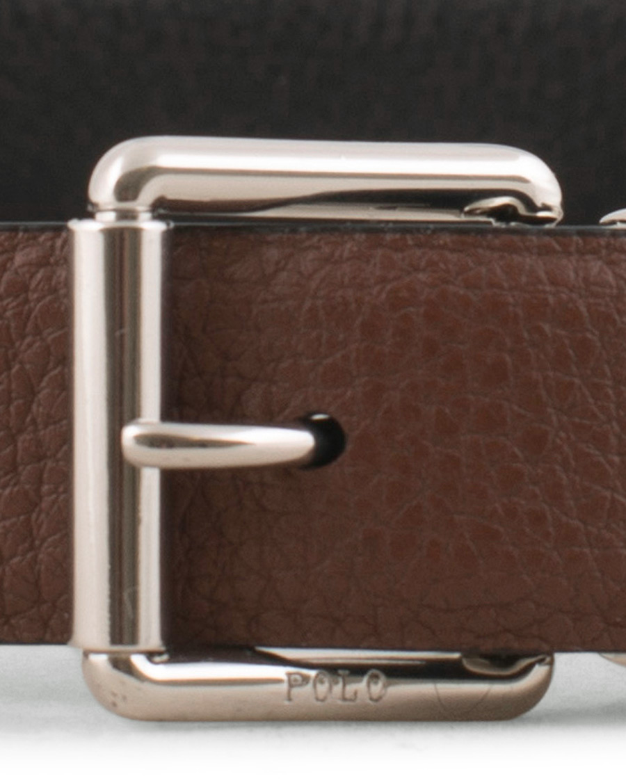 Herr | Polo Ralph Lauren Reversible Leather Dress Belt Black/Brown | Polo Ralph Lauren | Reversible Leather Dress Belt Black/Brown