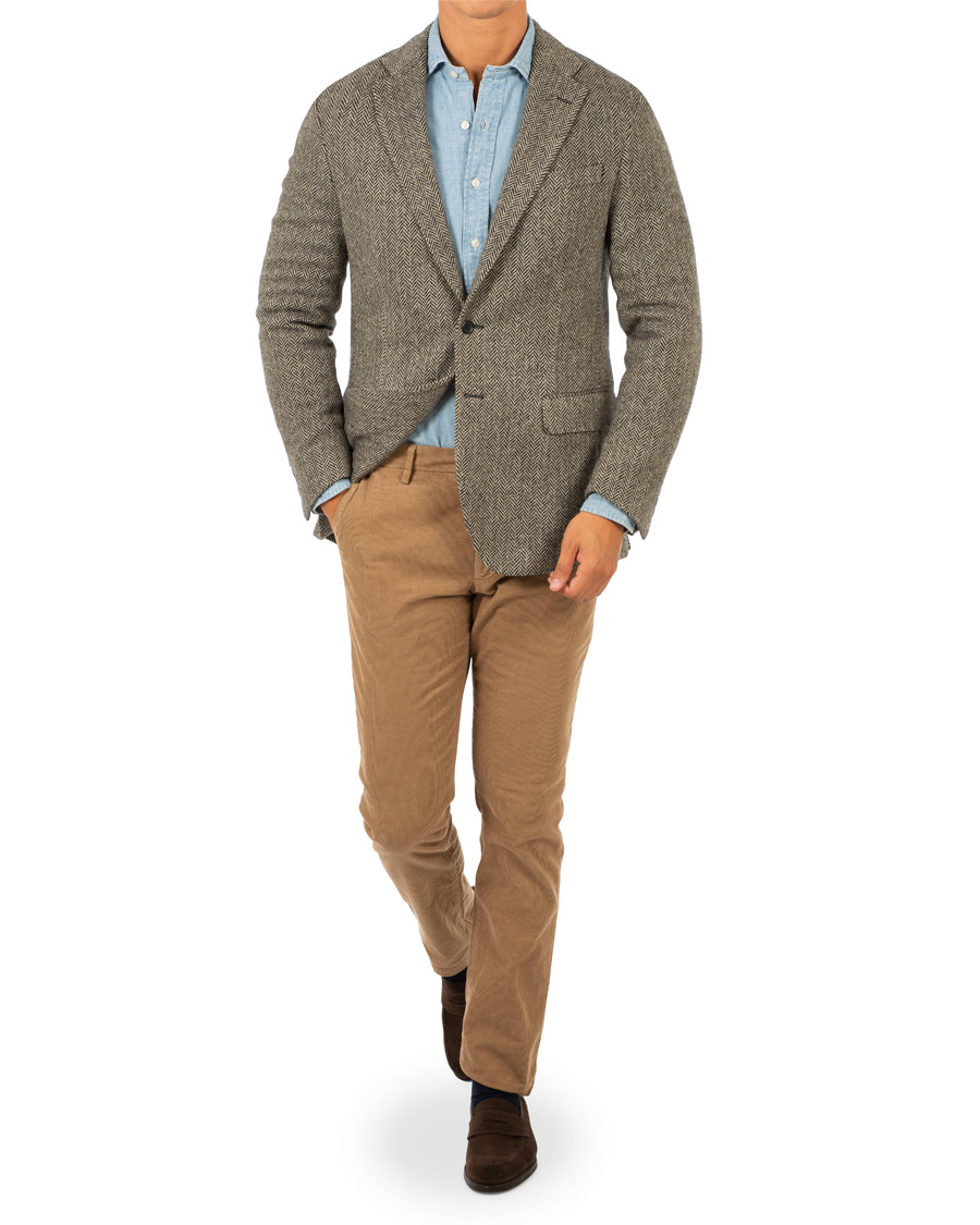 Herr | Kavajer | Polo Ralph Lauren | Morgan Herringbone Blazer Black/Cream