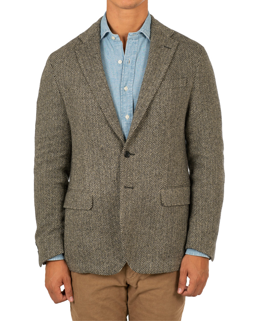 Herr | Kavajer | Polo Ralph Lauren | Morgan Herringbone Blazer Black/Cream