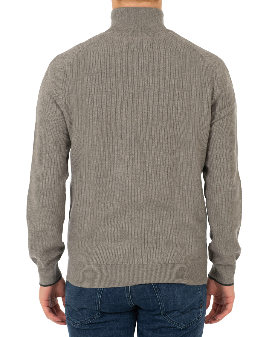 Herr | Tröjor | Polo Ralph Lauren | Texture Half Zip Fawn Grey Heather