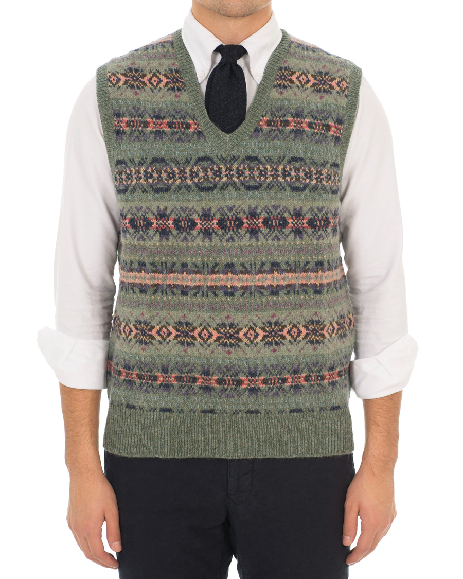 Herr | Tröjor | Polo Ralph Lauren | Wool Fairisle Crew Vest Lovette/Multi