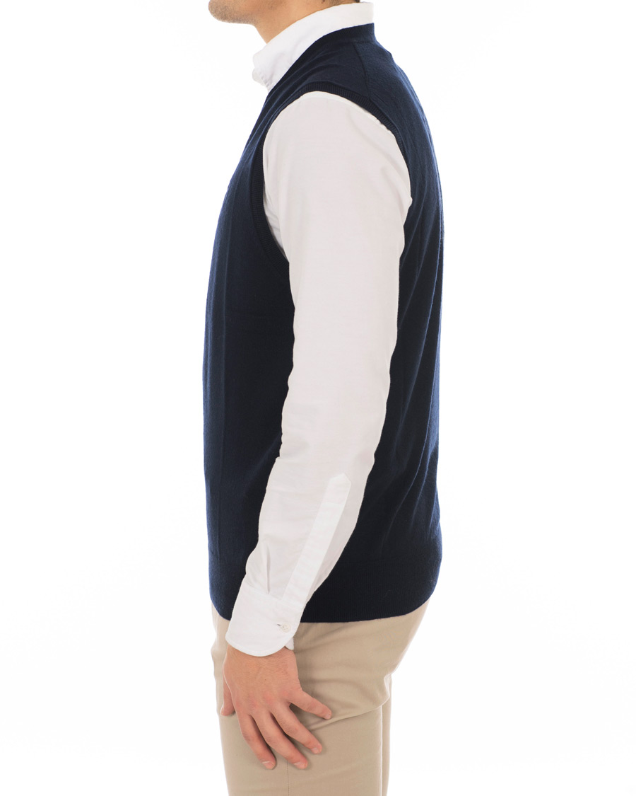 Herr | Tröjor | Polo Ralph Lauren | Merino Vest Hunter Navy