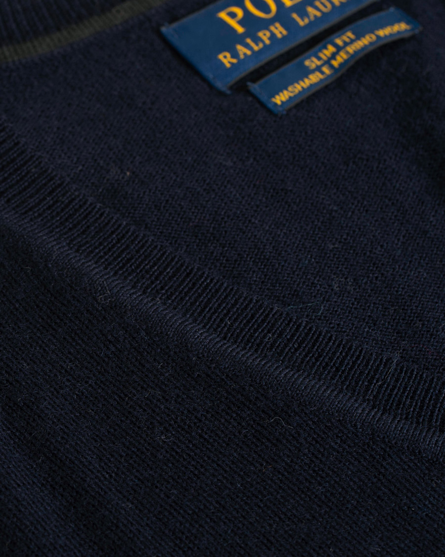 Herr | Tröjor | Polo Ralph Lauren | Merino Vest Hunter Navy