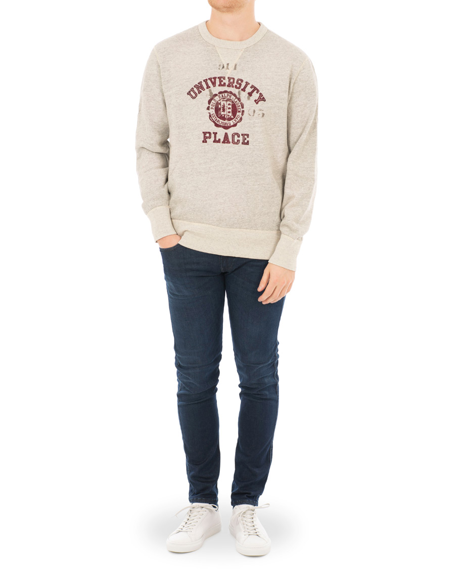 Herr | Tröjor | Polo Ralph Lauren | Varsity Crew Neck Sweatshirt Stadium Grey