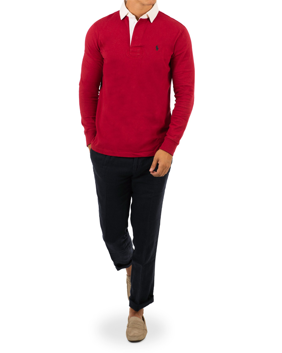 Herr | Tröjor | Polo Ralph Lauren | Solid Rugger Eaton Red