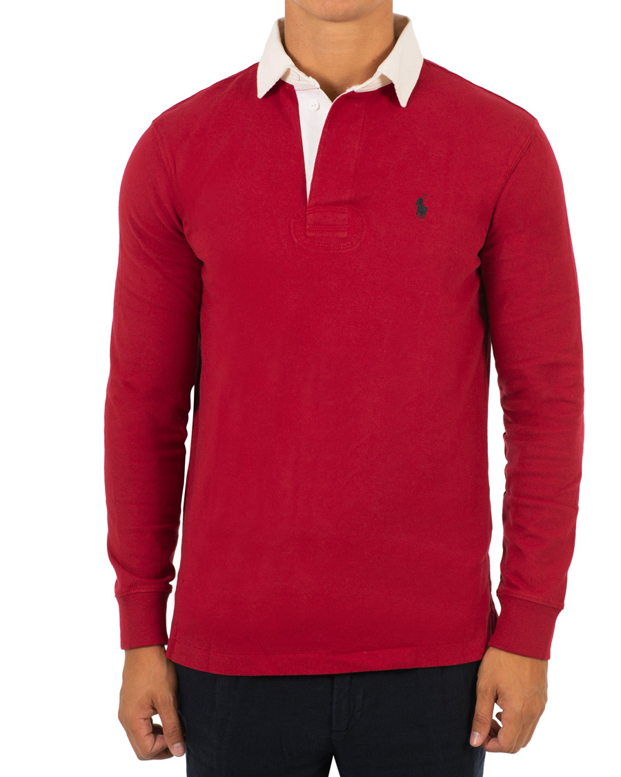 Herr | Tröjor | Polo Ralph Lauren | Solid Rugger Eaton Red