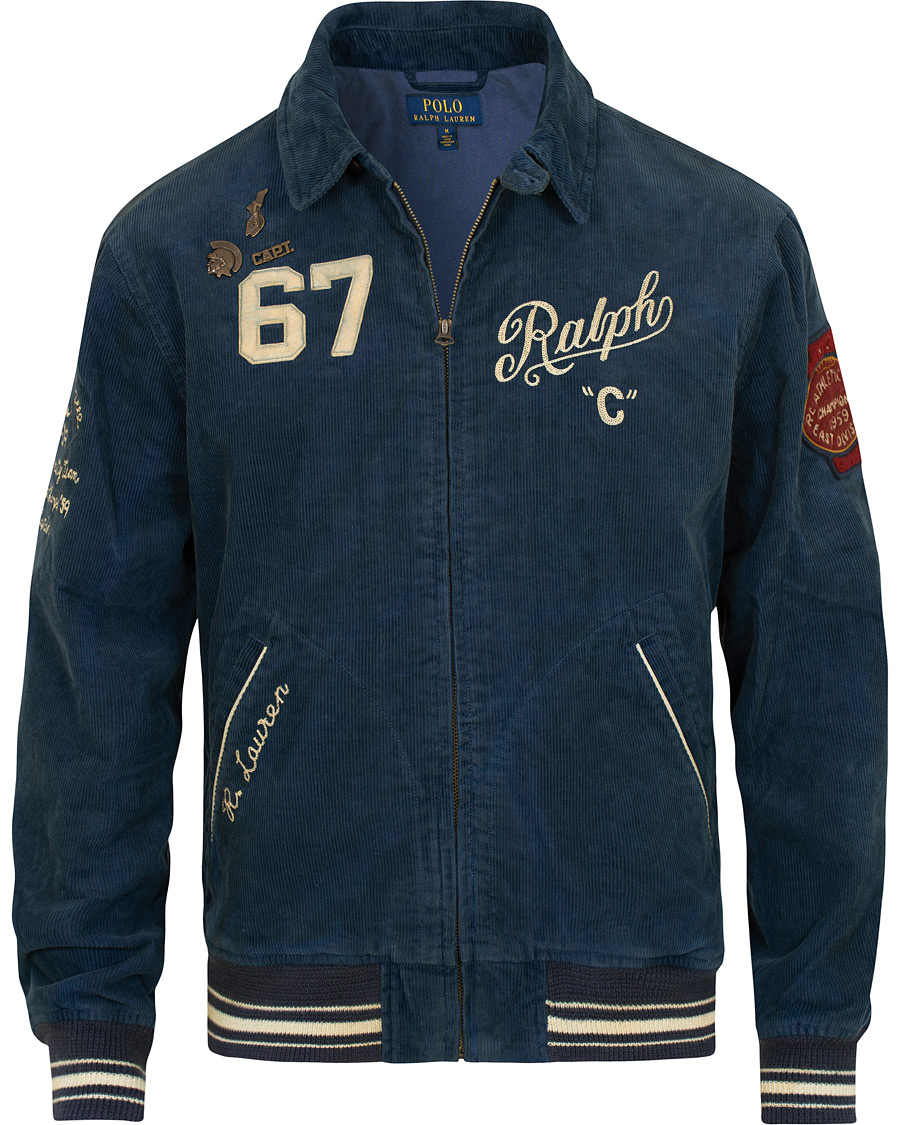 Herr | Jackor | Polo Ralph Lauren | Corduroy Backprint Jacket Norfolk Blue
