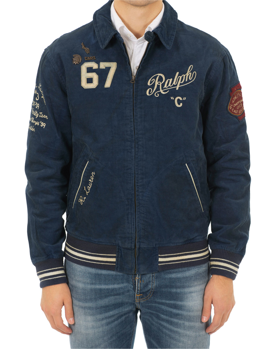 Herr | Jackor | Polo Ralph Lauren | Corduroy Backprint Jacket Norfolk Blue