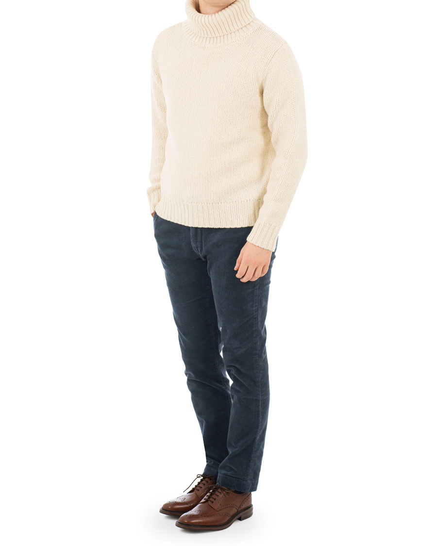 Herr | Byxor | Polo Ralph Lauren | Hudson Slim Fit Corduroy Trousers Blue Corsair