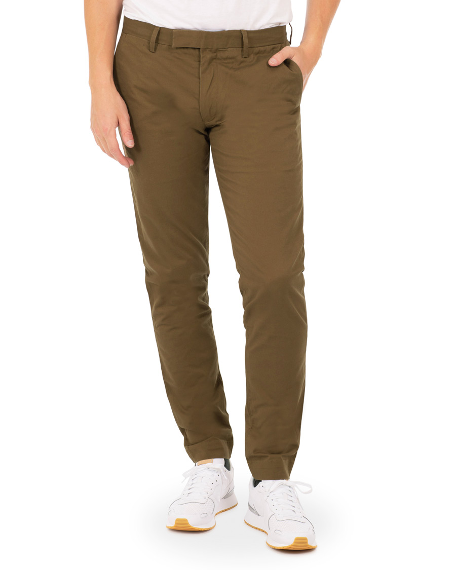 Herr | Byxor | Polo Ralph Lauren | Tailored Slim Fit Chinos Nature Brown