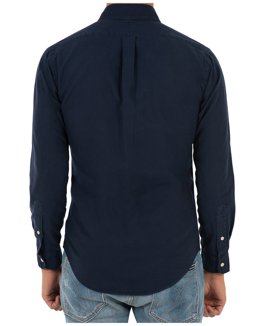 Herr | Skjortor | Polo Ralph Lauren | Slim Fit Garment Dyed Oxford Shirt Navy