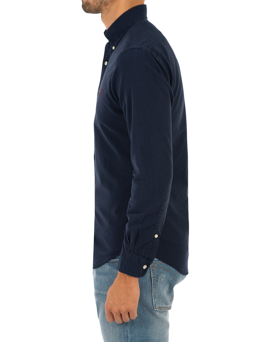 Herr | Skjortor | Polo Ralph Lauren | Slim Fit Garment Dyed Oxford Shirt Navy