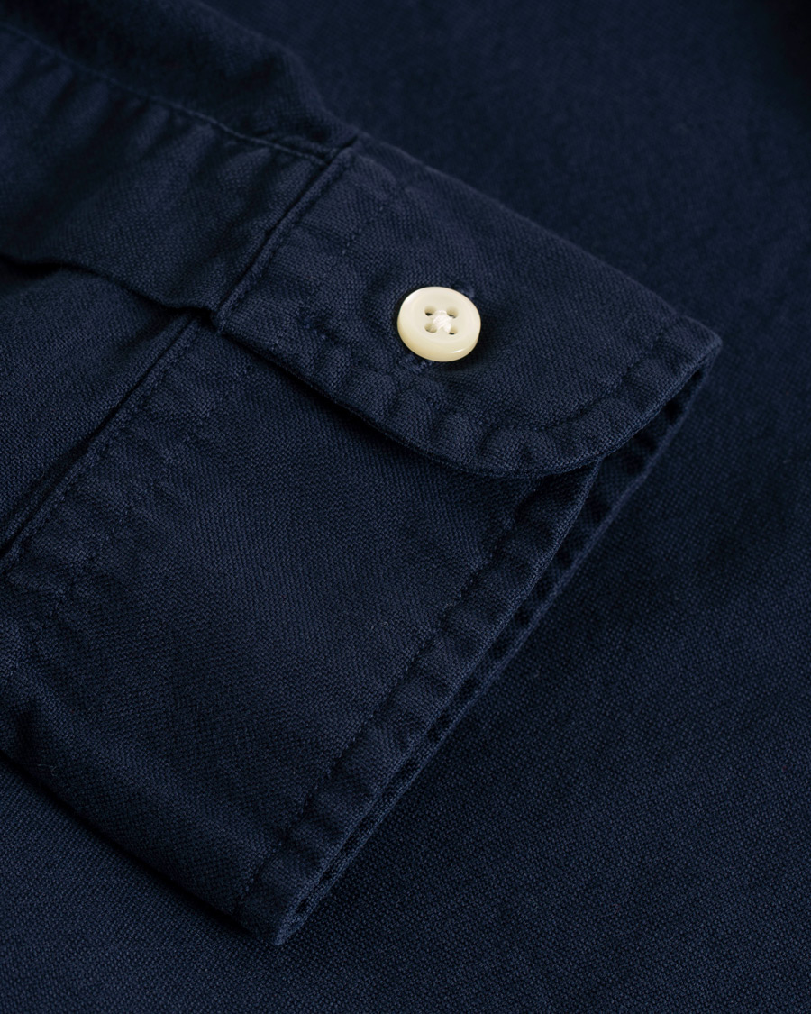 Herr | Skjortor | Polo Ralph Lauren | Slim Fit Garment Dyed Oxford Shirt Navy