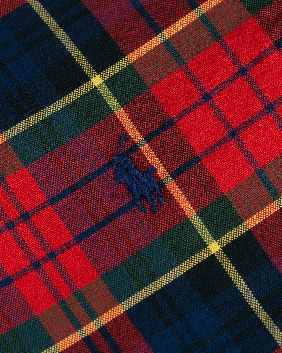 Herr | Skjortor | Polo Ralph Lauren | Slim Fit Check Shirt Crimson/Canary