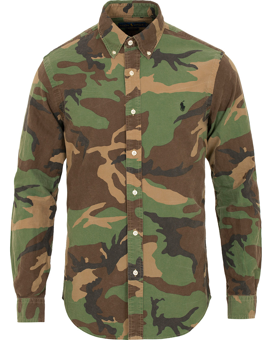 Herr | Skjortor | Polo Ralph Lauren | Slim Fit Camo Shirt Green
