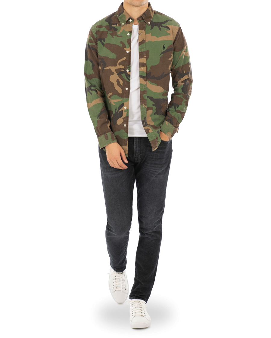 Herr | Skjortor | Polo Ralph Lauren | Slim Fit Camo Shirt Green