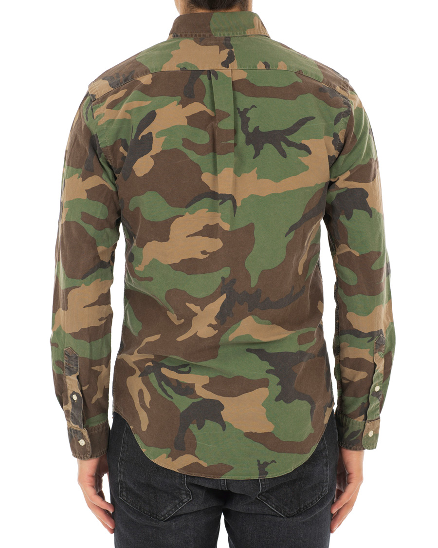 Herr | Skjortor | Polo Ralph Lauren | Slim Fit Camo Shirt Green