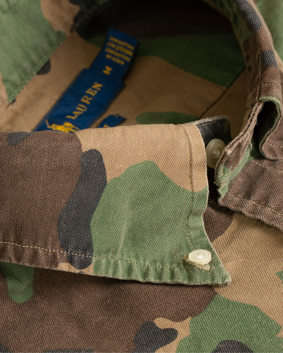 Herr | Skjortor | Polo Ralph Lauren | Slim Fit Camo Shirt Green